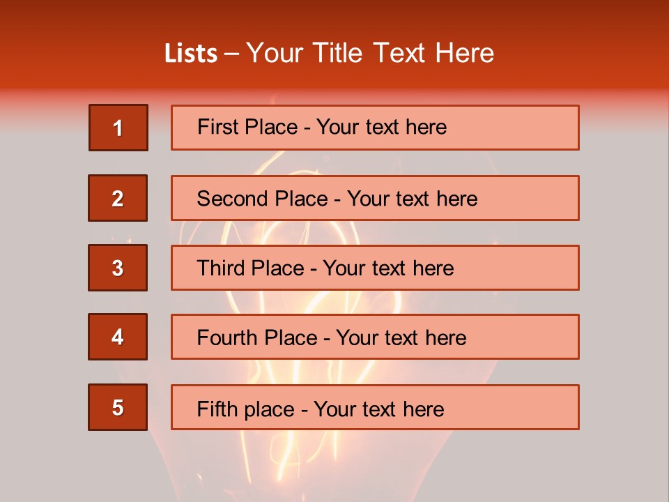 Power Old Glow PowerPoint Template
