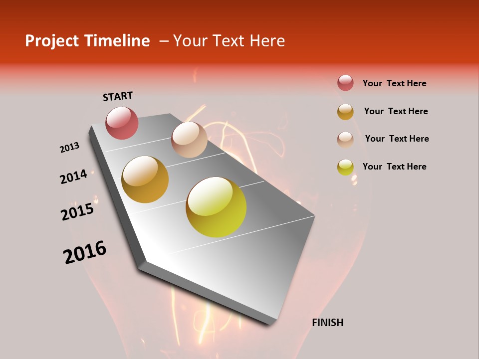 Power Old Glow PowerPoint Template