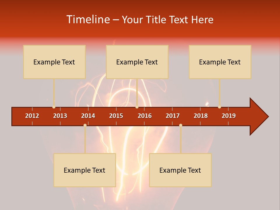 Power Old Glow PowerPoint Template