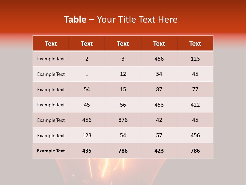 Power Old Glow PowerPoint Template