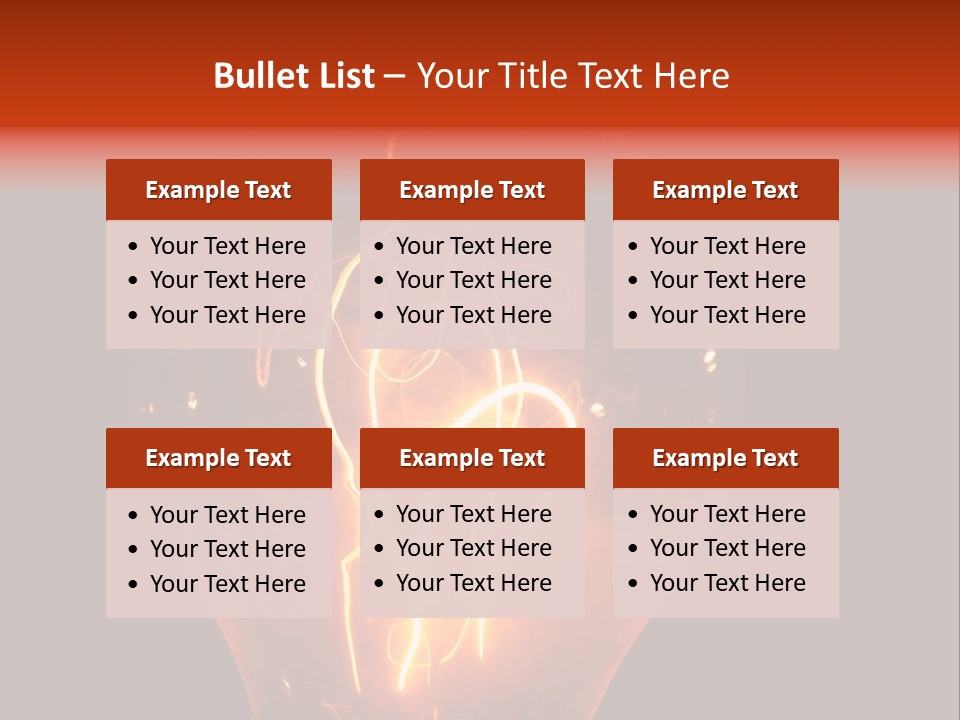 Power Old Glow PowerPoint Template