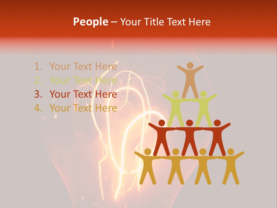 Power Old Glow PowerPoint Template