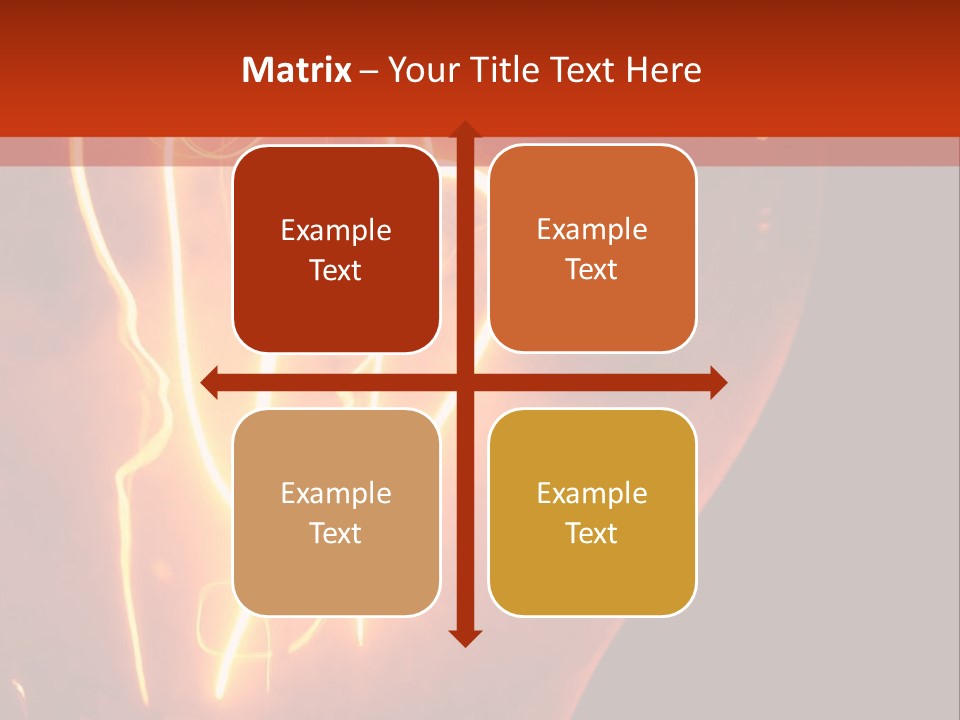 Filament Vintage Electricity PowerPoint Template