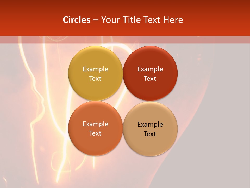 Filament Vintage Electricity PowerPoint Template