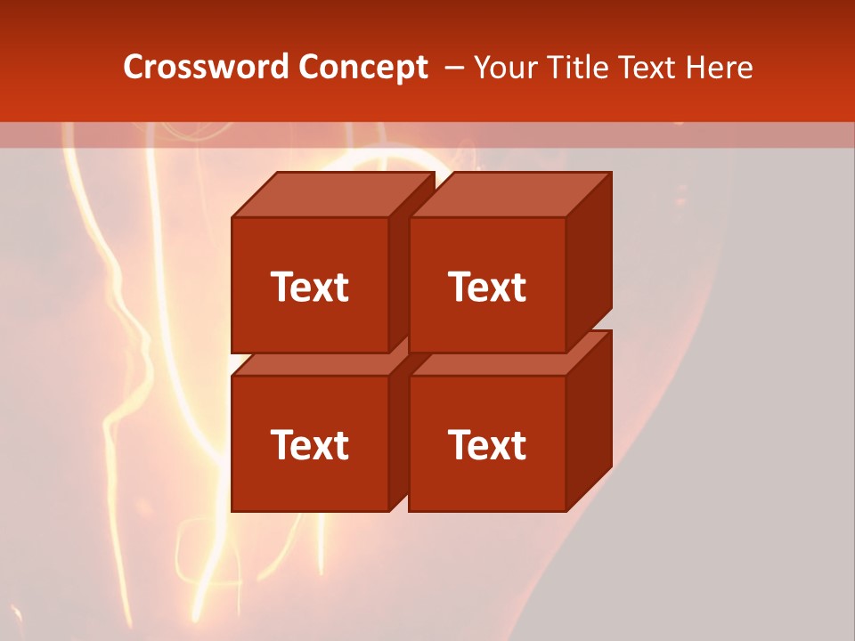 Filament Vintage Electricity PowerPoint Template