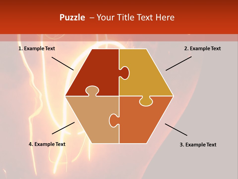 Filament Vintage Electricity PowerPoint Template