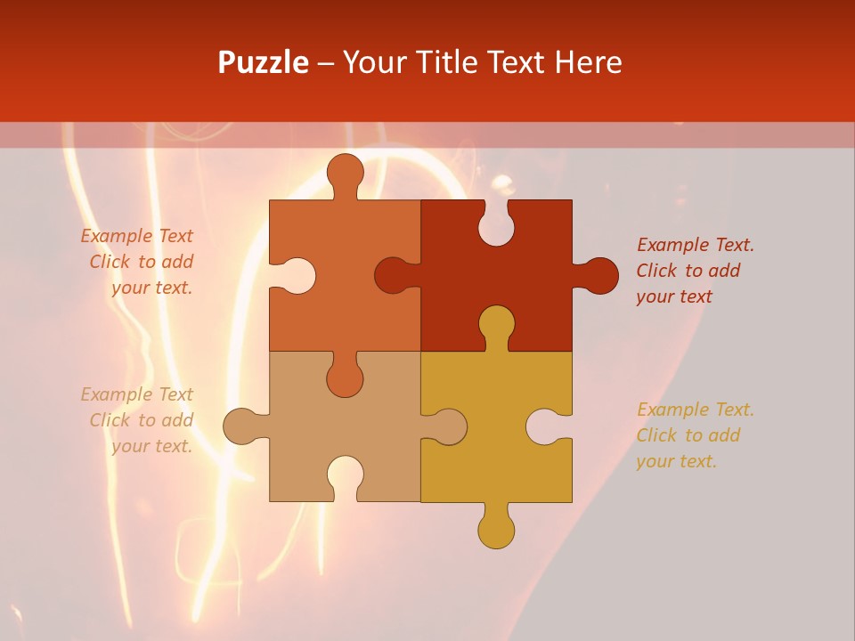 Filament Vintage Electricity PowerPoint Template