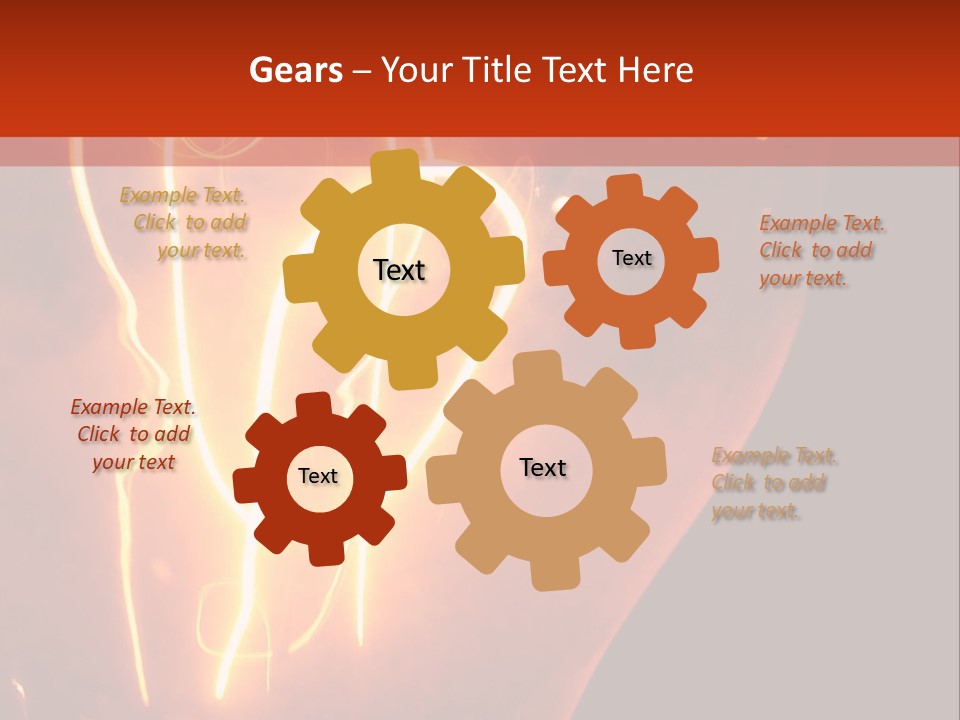 Filament Vintage Electricity PowerPoint Template