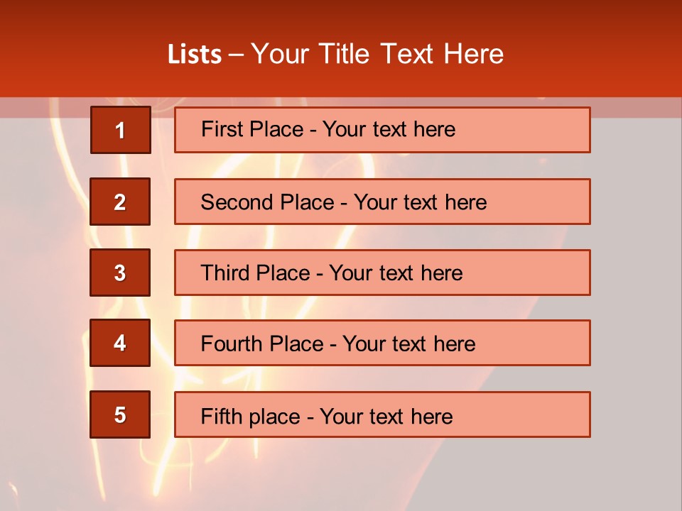 Filament Vintage Electricity PowerPoint Template