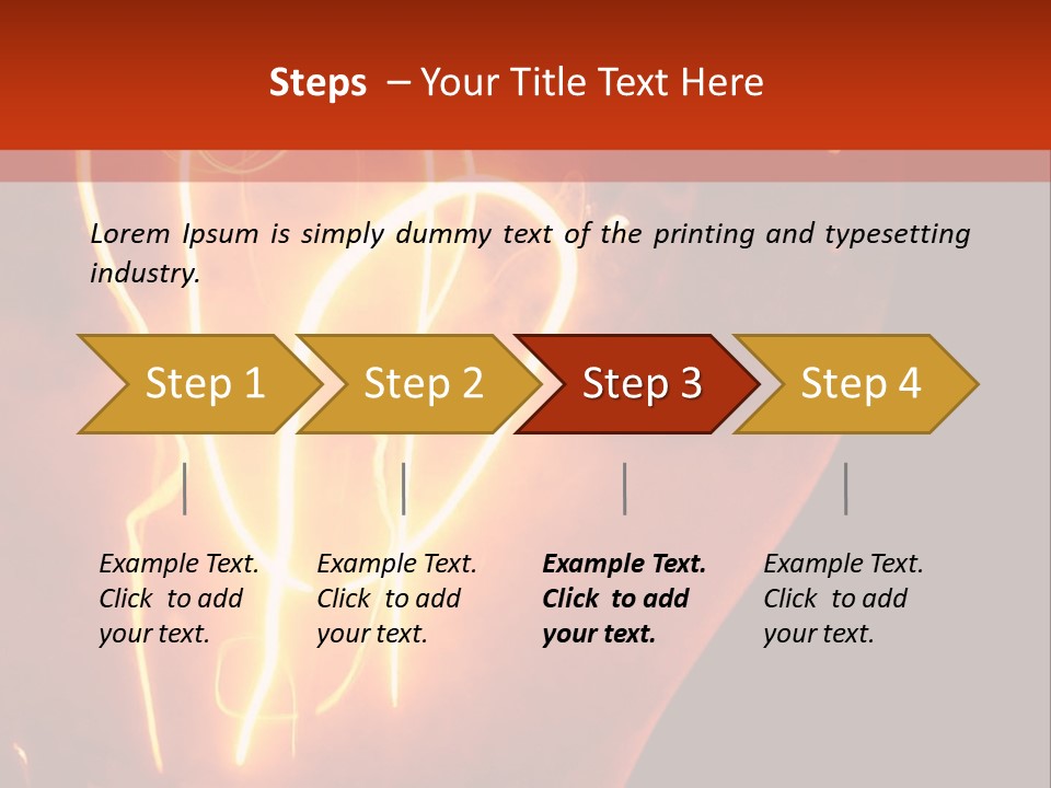 Filament Vintage Electricity PowerPoint Template