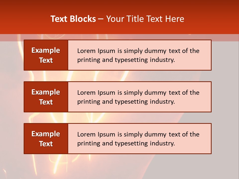 Filament Vintage Electricity PowerPoint Template