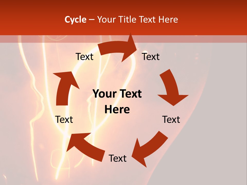 Filament Vintage Electricity PowerPoint Template
