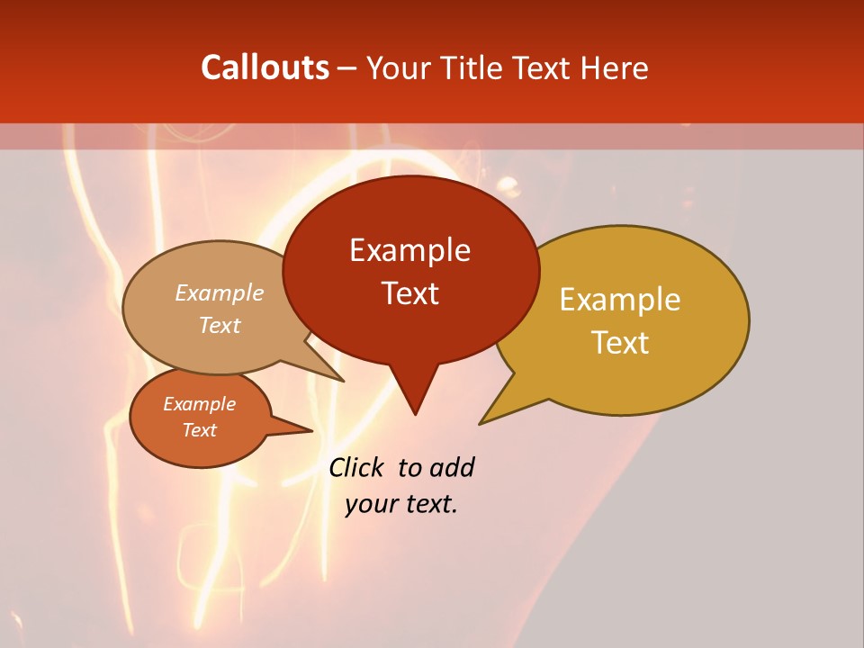 Filament Vintage Electricity PowerPoint Template