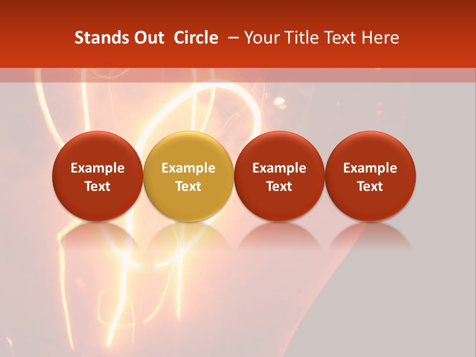 Filament Vintage Electricity PowerPoint Template