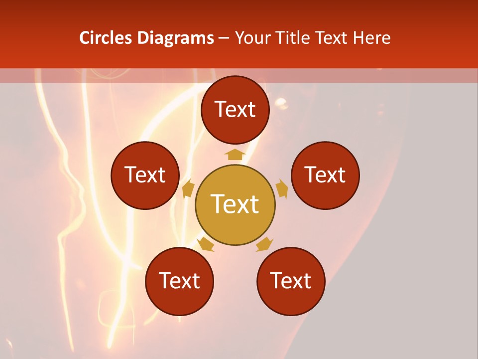 Filament Vintage Electricity PowerPoint Template