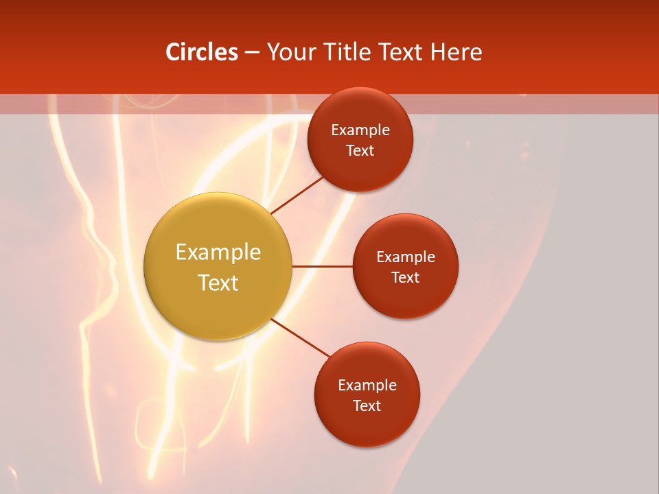 Filament Vintage Electricity PowerPoint Template