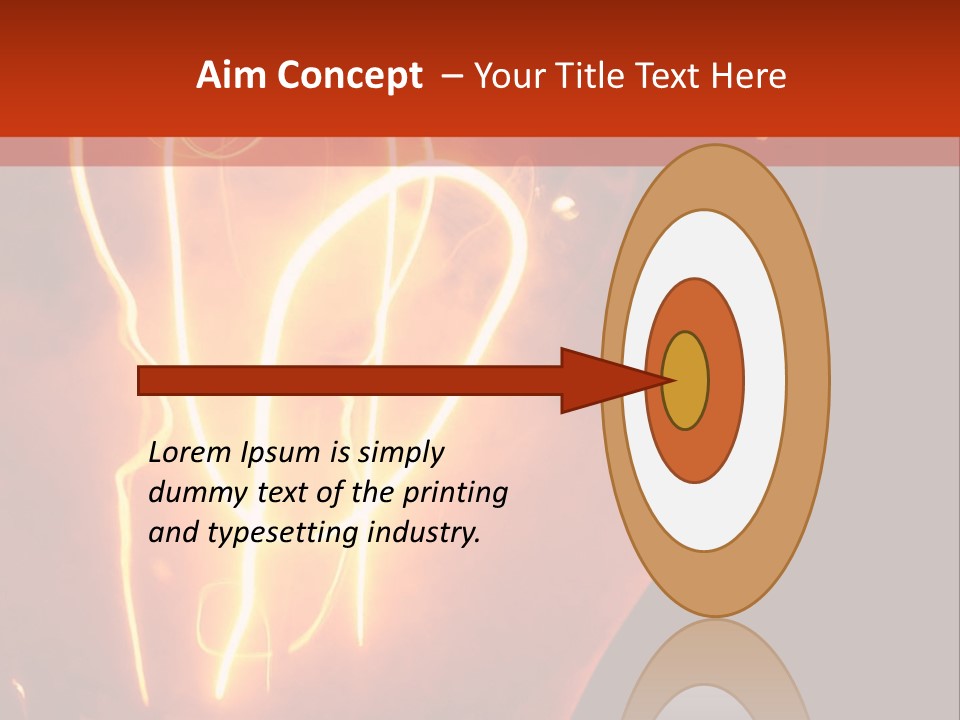 Filament Vintage Electricity PowerPoint Template