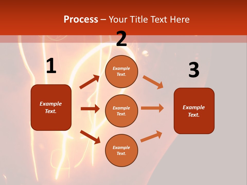 Filament Vintage Electricity PowerPoint Template