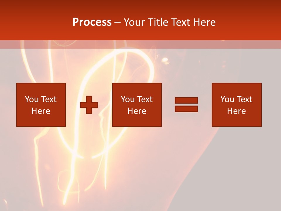 Filament Vintage Electricity PowerPoint Template