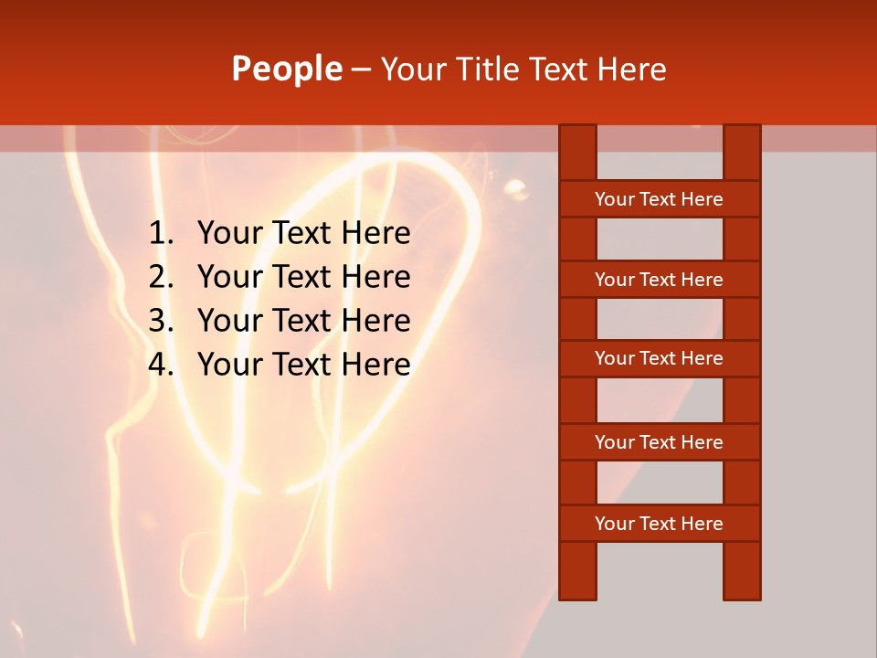 Filament Vintage Electricity PowerPoint Template