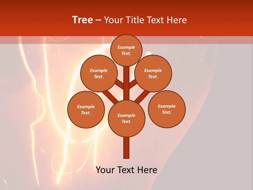 Filament Vintage Electricity PowerPoint Template