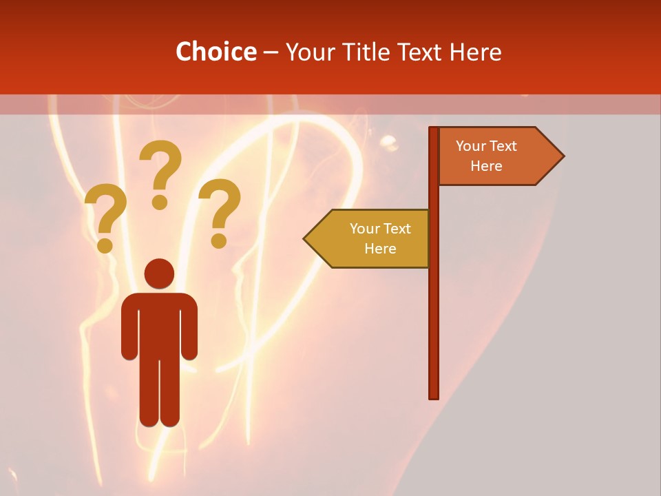 Filament Vintage Electricity PowerPoint Template