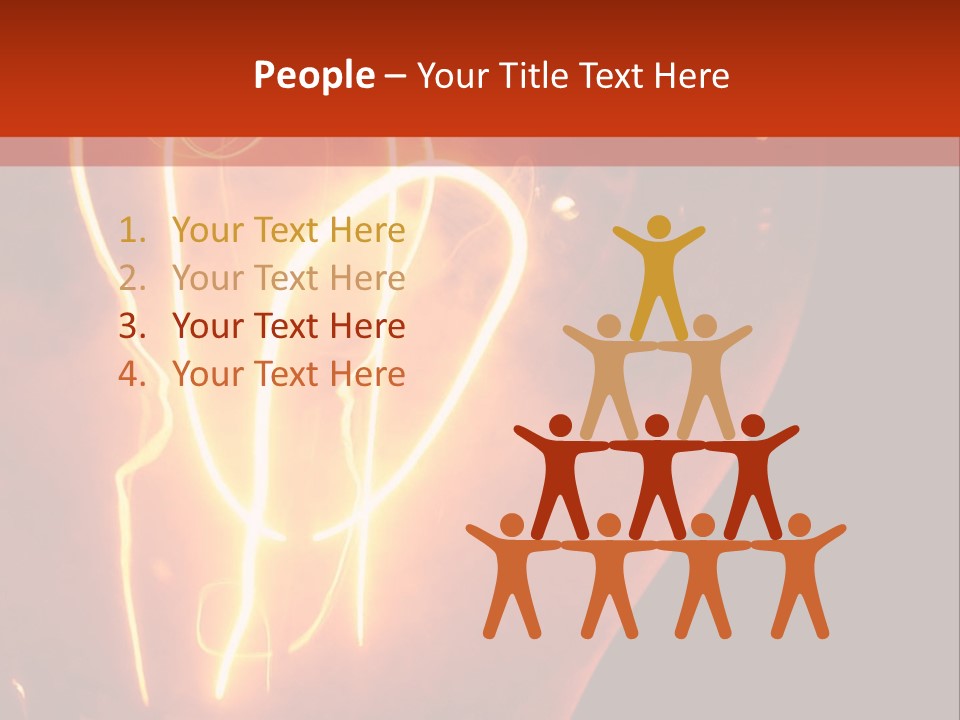 Filament Vintage Electricity PowerPoint Template