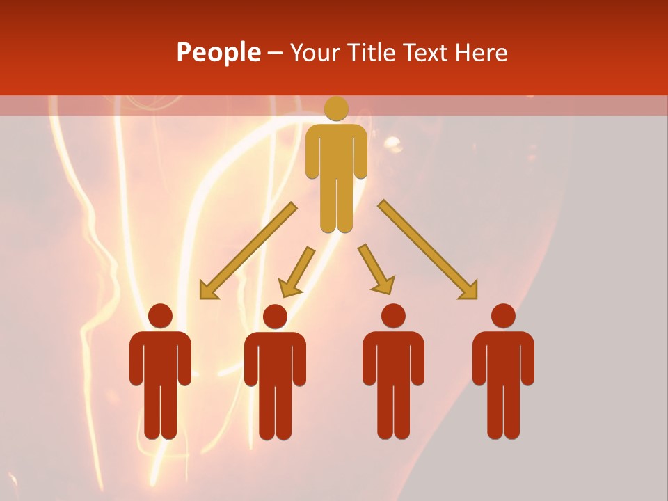 Filament Vintage Electricity PowerPoint Template