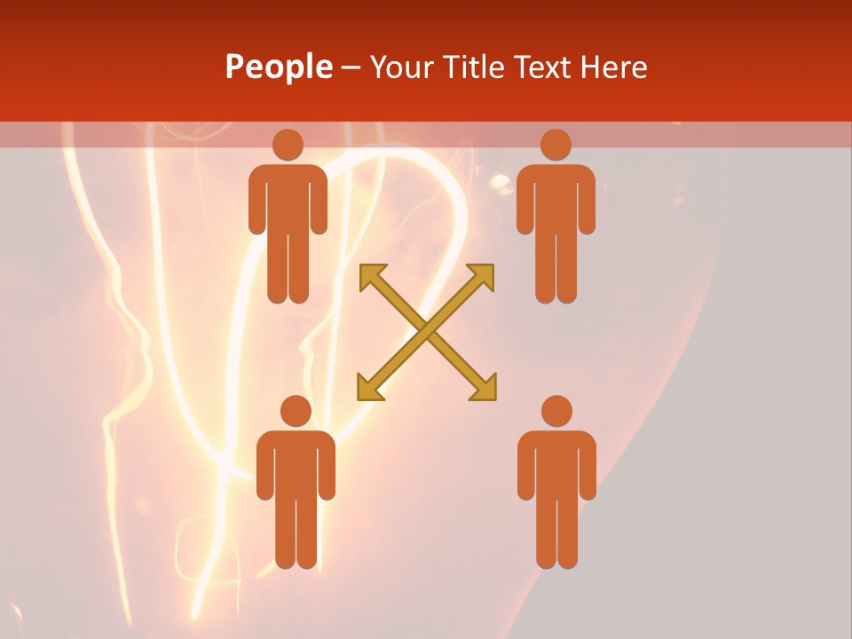 Filament Vintage Electricity PowerPoint Template