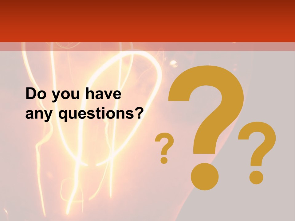 Filament Vintage Electricity PowerPoint Template