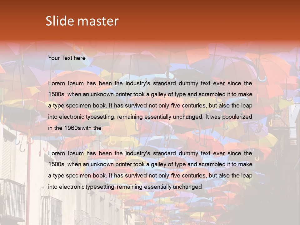 Pattern Yellow Motif PowerPoint Template