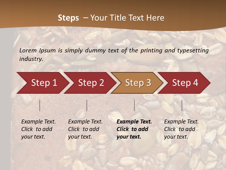 Shopping Fattening Health PowerPoint Template