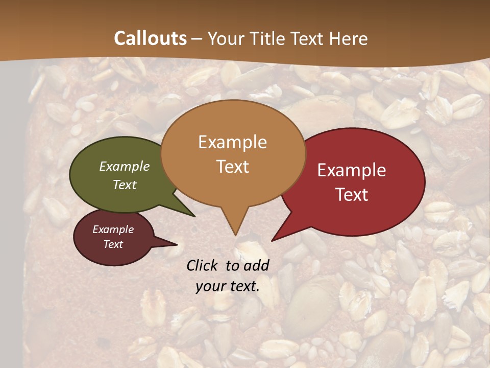 Shopping Fattening Health PowerPoint Template