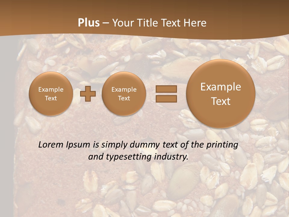 Shopping Fattening Health PowerPoint Template