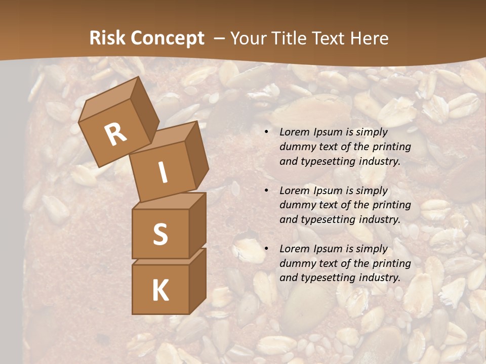 Shopping Fattening Health PowerPoint Template