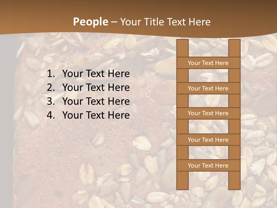 Shopping Fattening Health PowerPoint Template