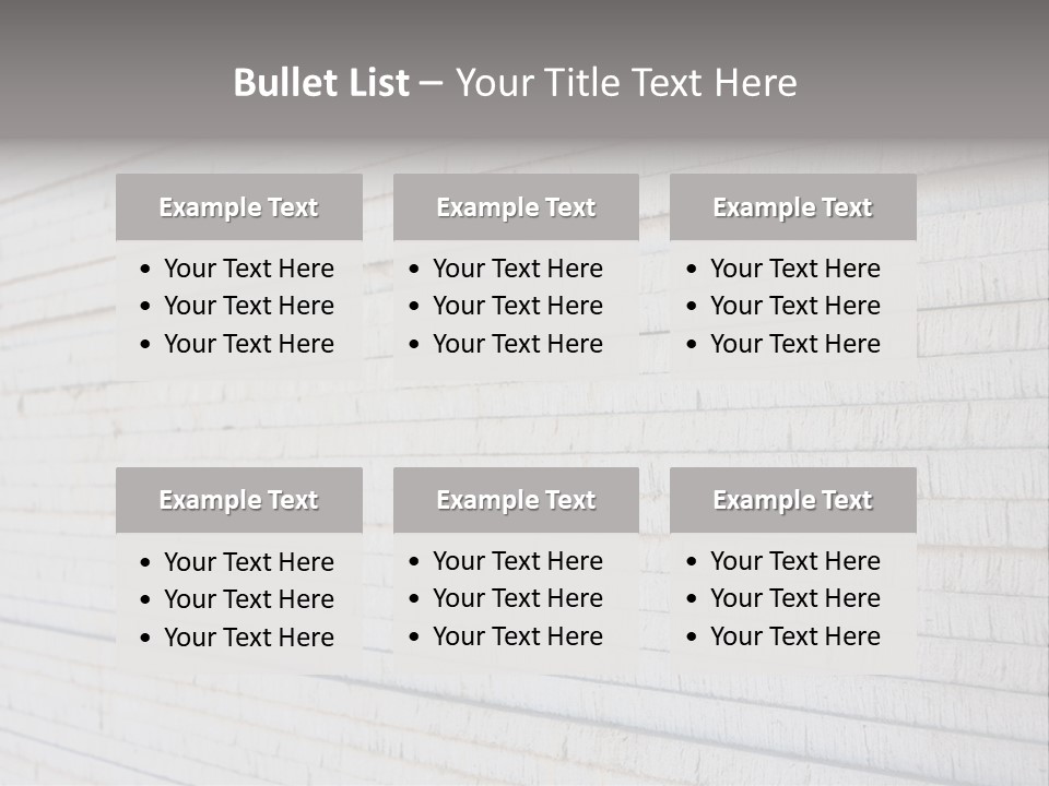 Wall Plasterboard Sheetrock PowerPoint Template