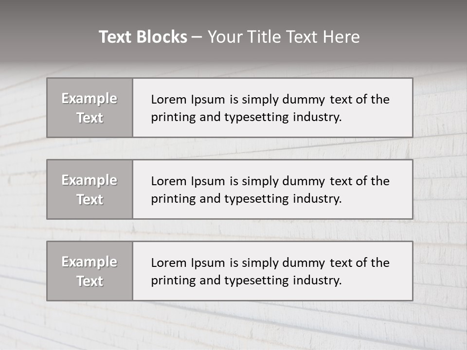 Wall Plasterboard Sheetrock PowerPoint Template