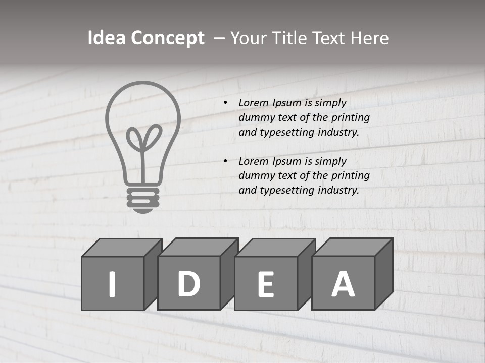 Wall Plasterboard Sheetrock PowerPoint Template