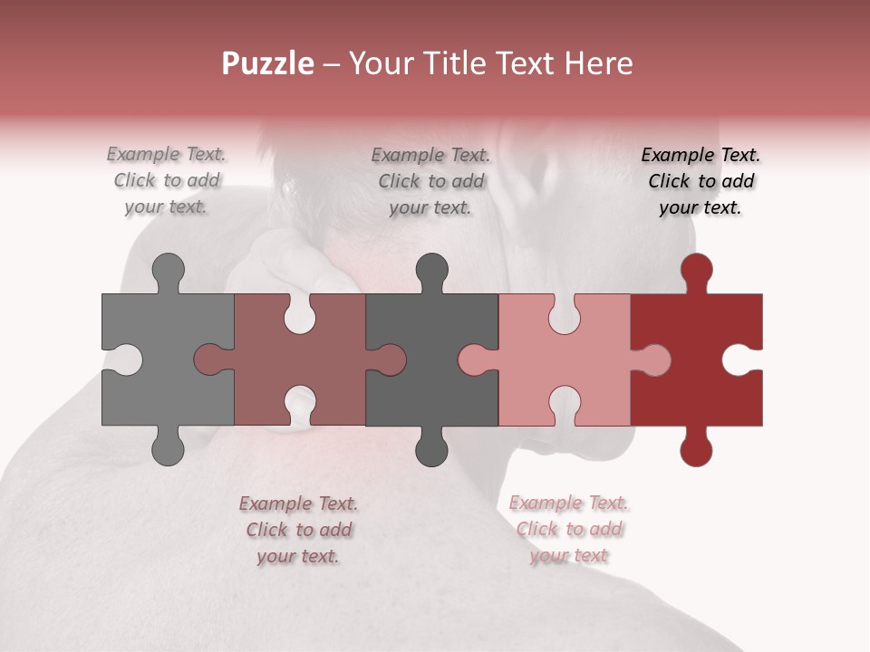 Injury Shoulder Touch PowerPoint Template