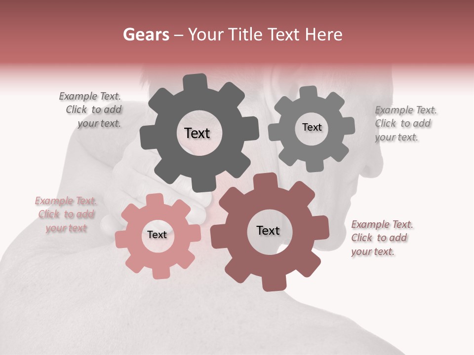 Injury Shoulder Touch PowerPoint Template