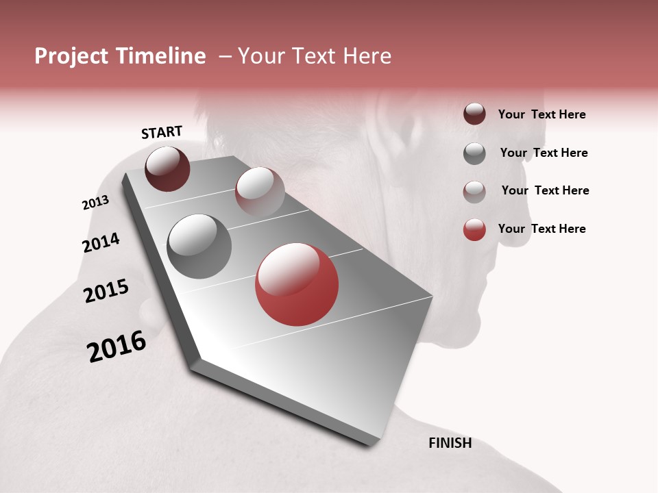 Injury Shoulder Touch PowerPoint Template