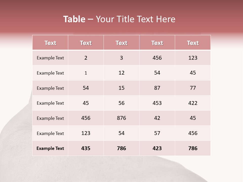 Injury Shoulder Touch PowerPoint Template