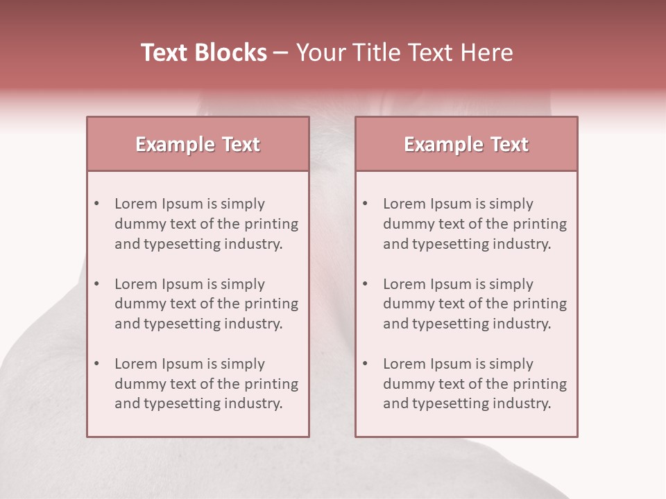 Injury Shoulder Touch PowerPoint Template