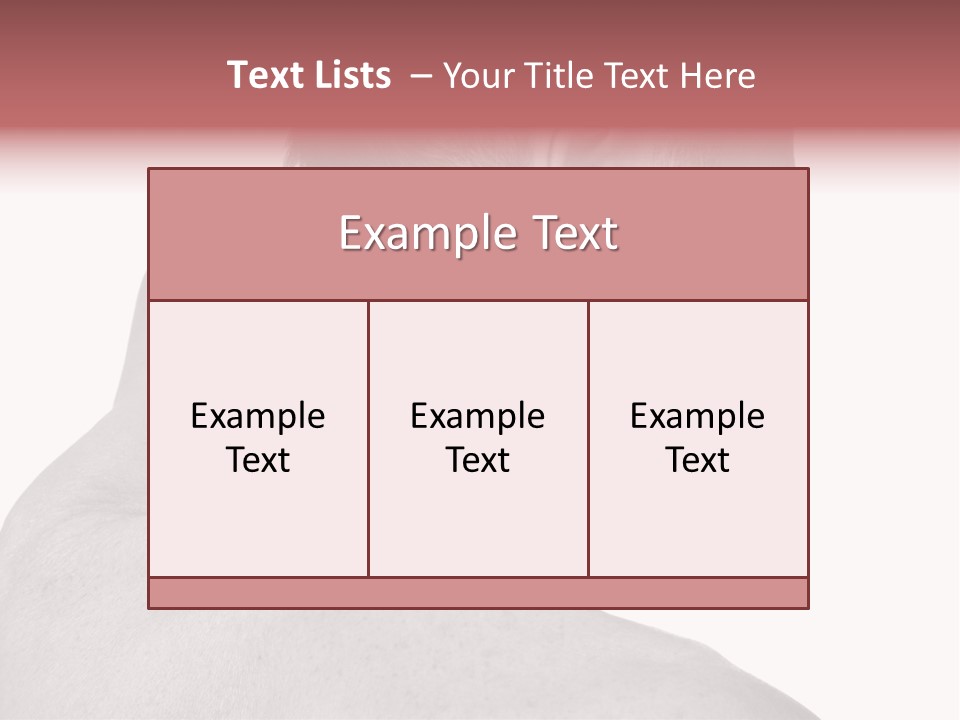 Injury Shoulder Touch PowerPoint Template
