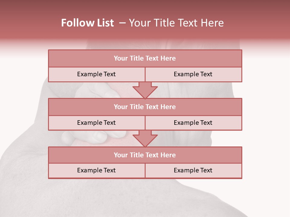 Injury Shoulder Touch PowerPoint Template