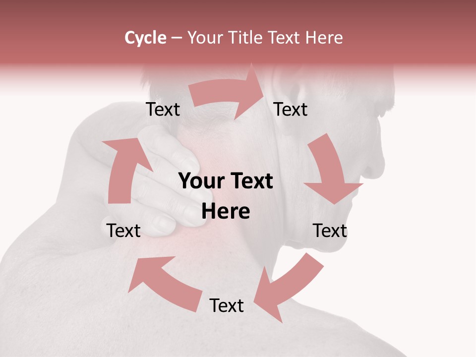 Injury Shoulder Touch PowerPoint Template