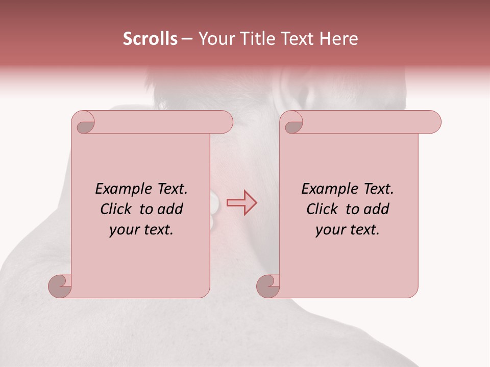 Injury Shoulder Touch PowerPoint Template