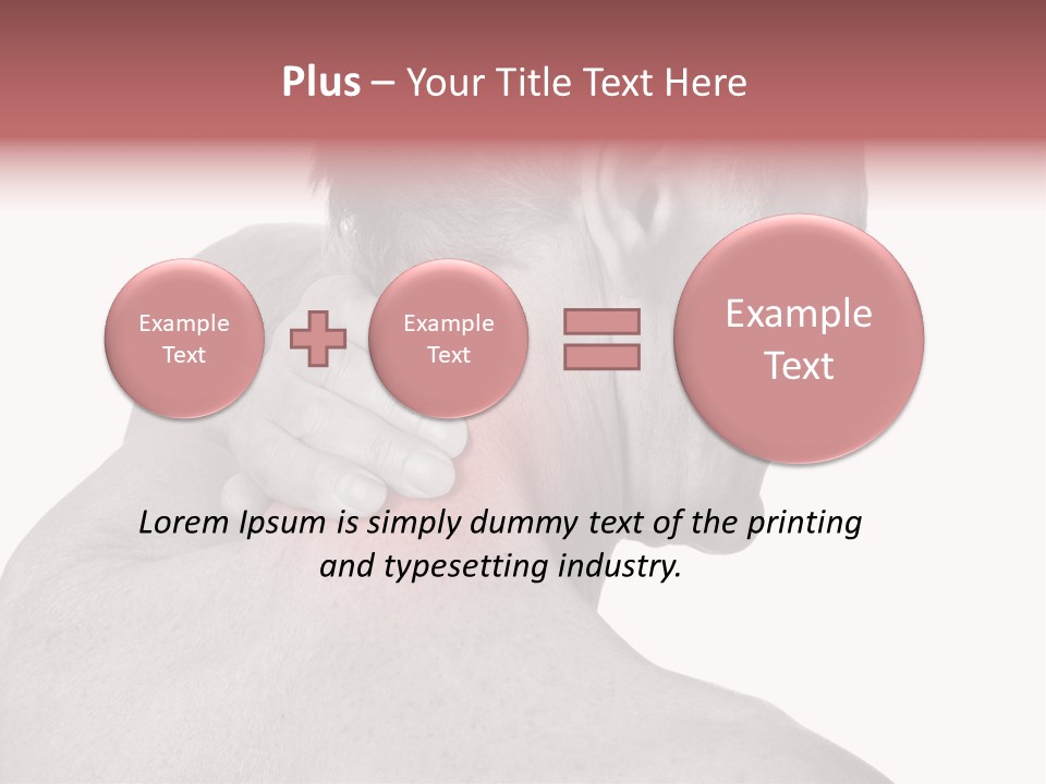 Injury Shoulder Touch PowerPoint Template