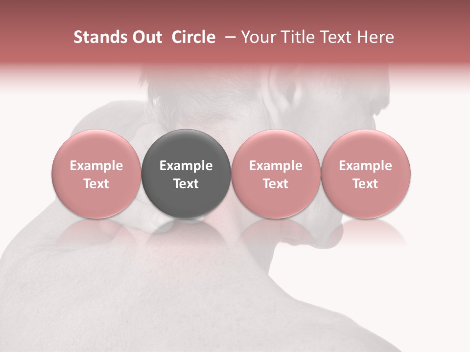 Injury Shoulder Touch PowerPoint Template